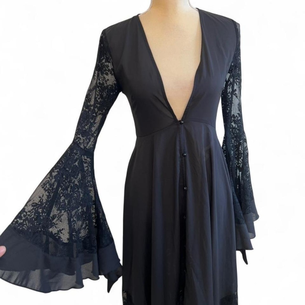 Killstar misty nights maxi lace dress witchy whimsigoth - Picture 3 of 5